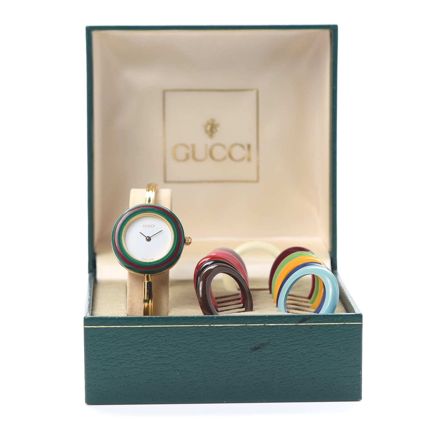 Gucci Stainless Steel 26mm Interchangeable Bezel Quartz Watch 6 of 6