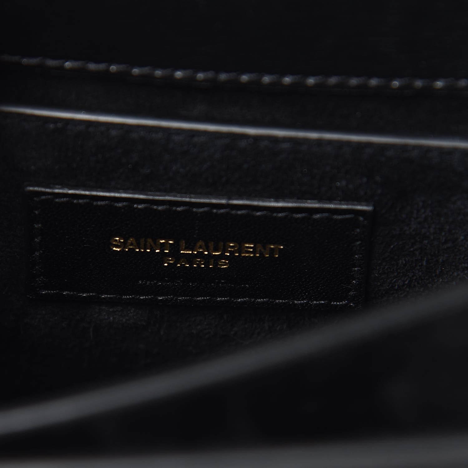 Saint Laurent Calfskin Medium Monogram Sunset Black 7 of 10