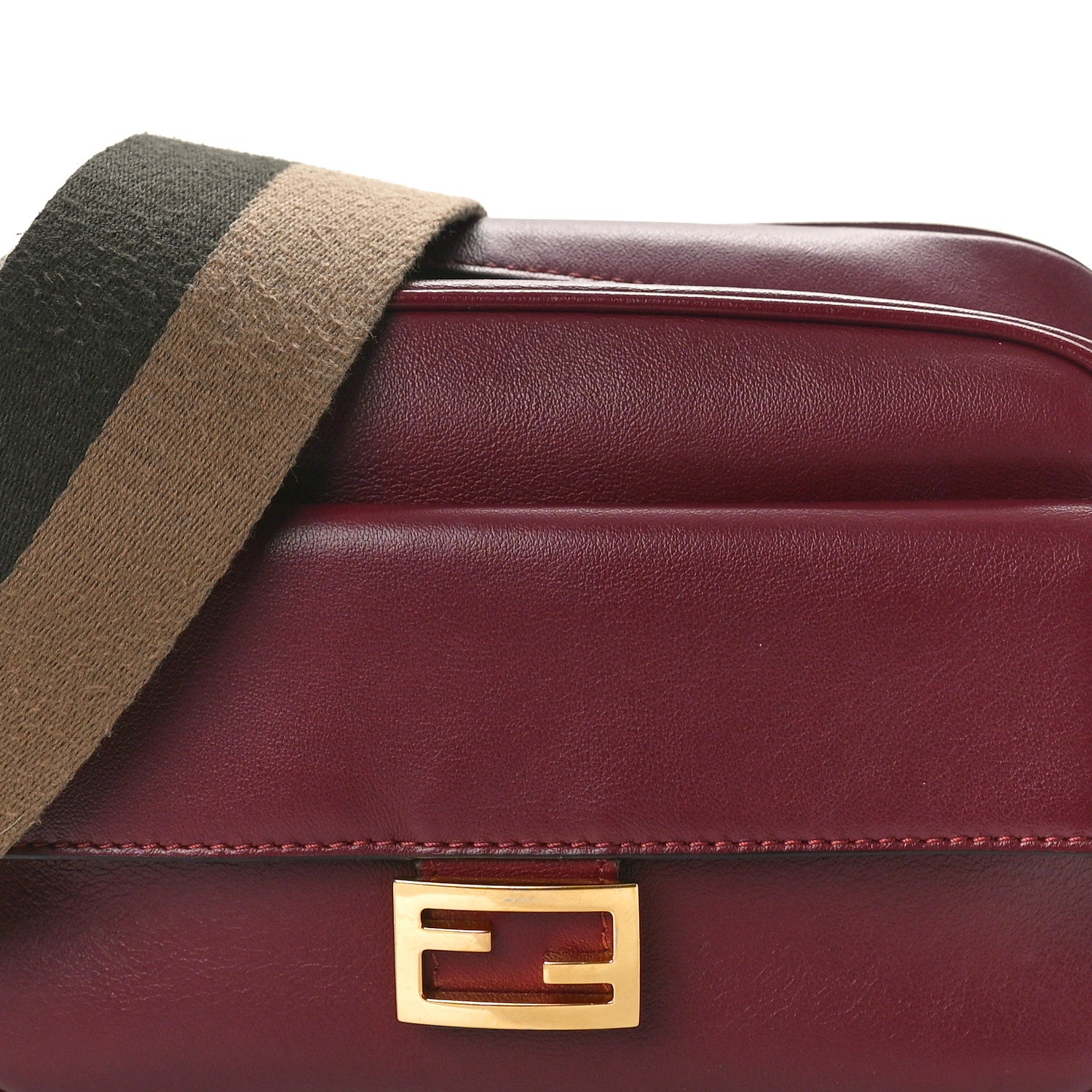 Fendi Vitello Grace Matte Mini Fendi Cam Barolo 8 of 10