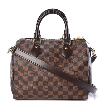 Louis Vuitton Damier Ebene Speedy Bandouliere 25 1 of 12