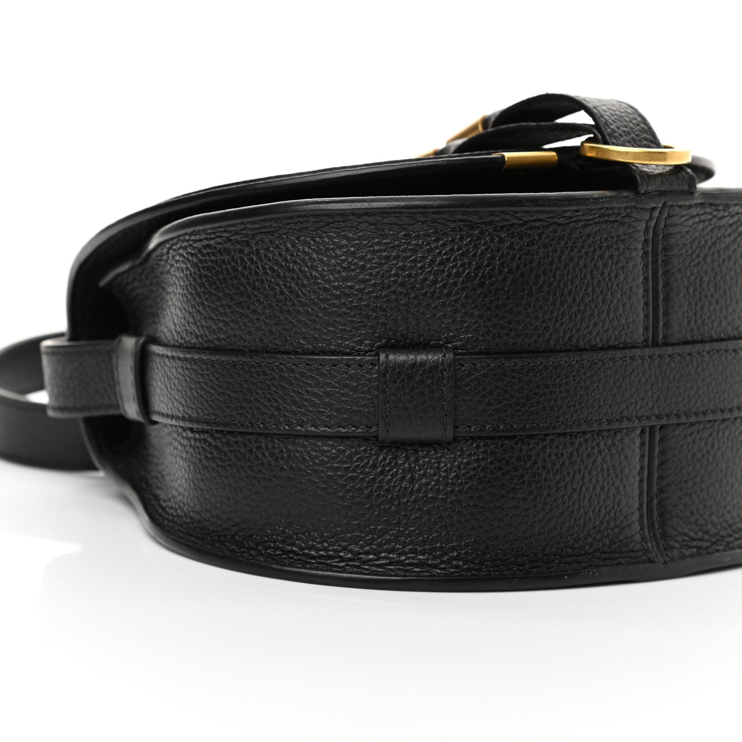 Chloe Calfskin Mini Marcie Round Crossbody Bag Black 10 of 11