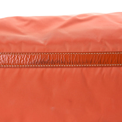 Prada Tessuto Nylon Chain Shoulder Bag Orange 9 of 11
