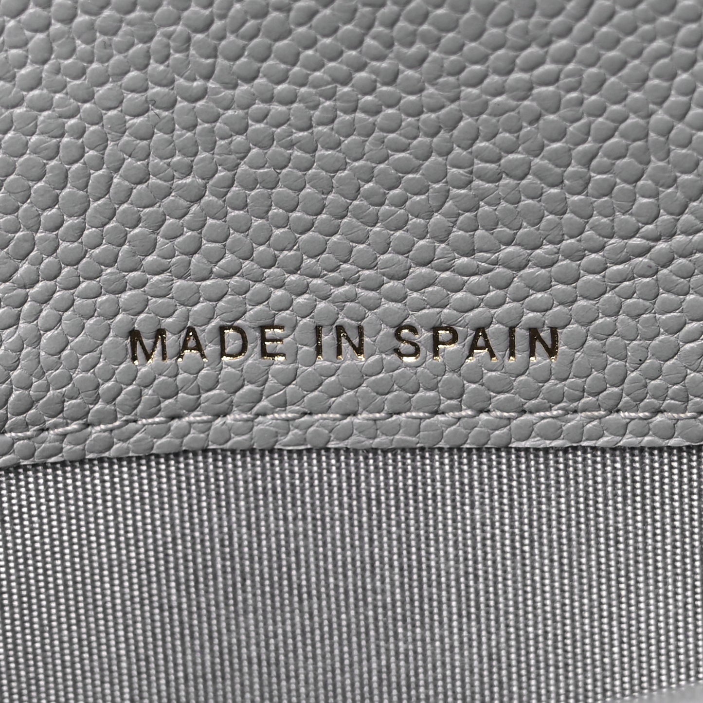 Caviar Quilted Large Boy Gusset Flap Wallet Grey
