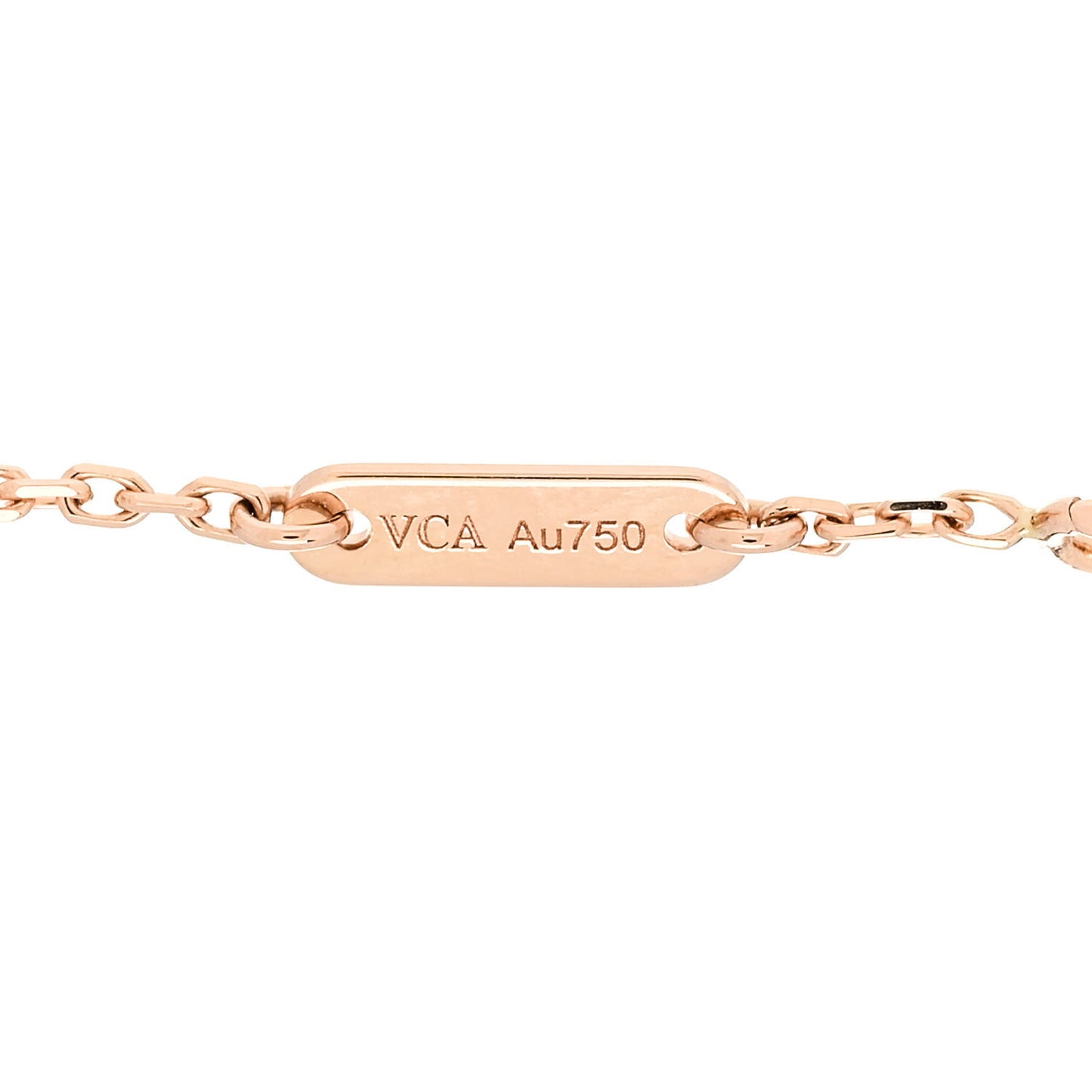 18K Rose Gold Carnelian Sweet Alhambra Bracelet