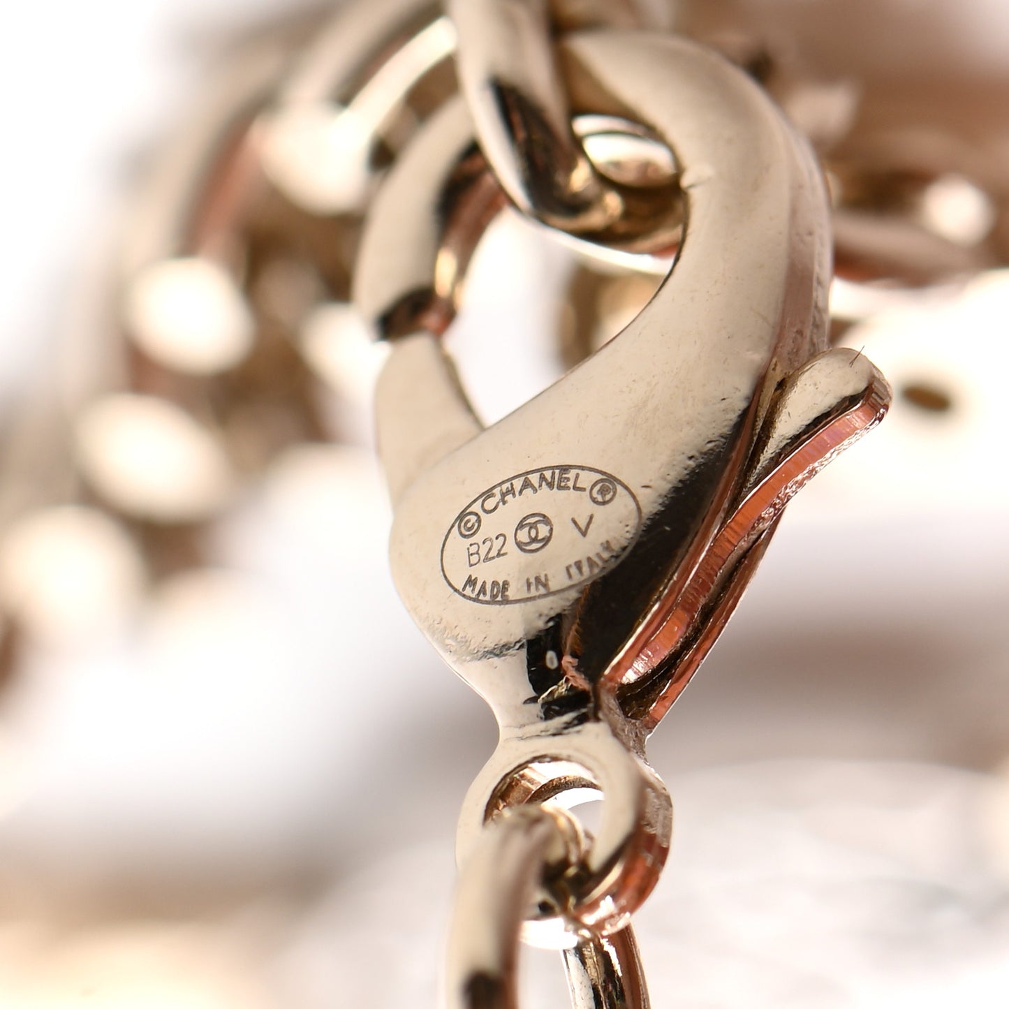 Crystal CC Chain Bracelet Gold Silver