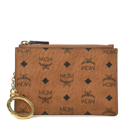 MCM Visetos Key Pouch Cognac 1 of 6