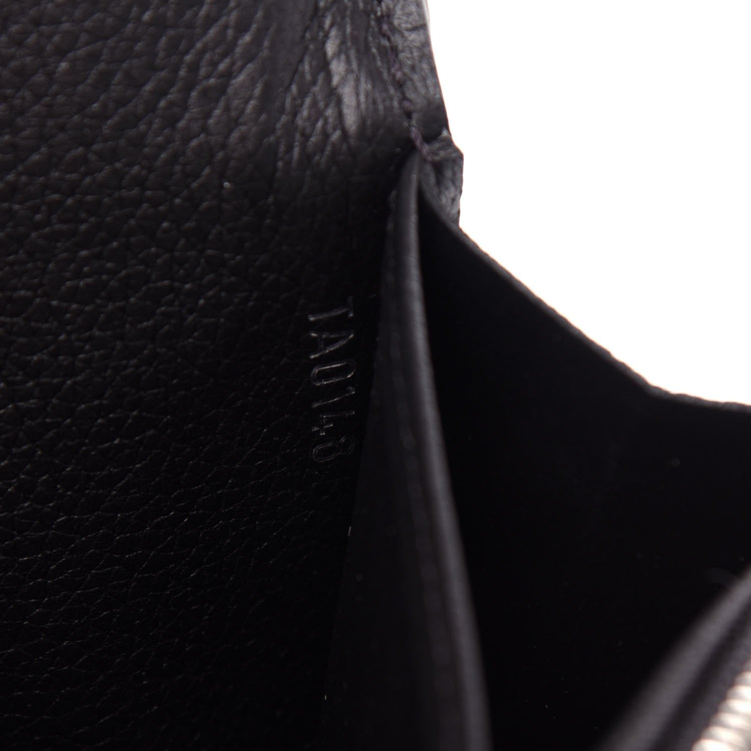 Louis Vuitton Calfskin Lockme II Wallet Black 7 of 8