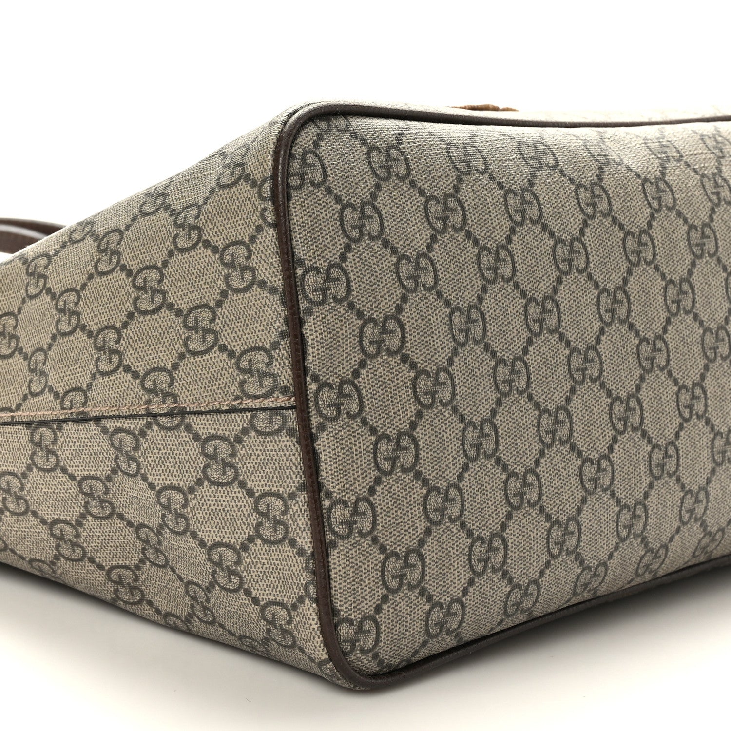 Gucci Soft GG Supreme Monogram Courrier Medium Crossbody Tote Beige New Acero 8 of 9