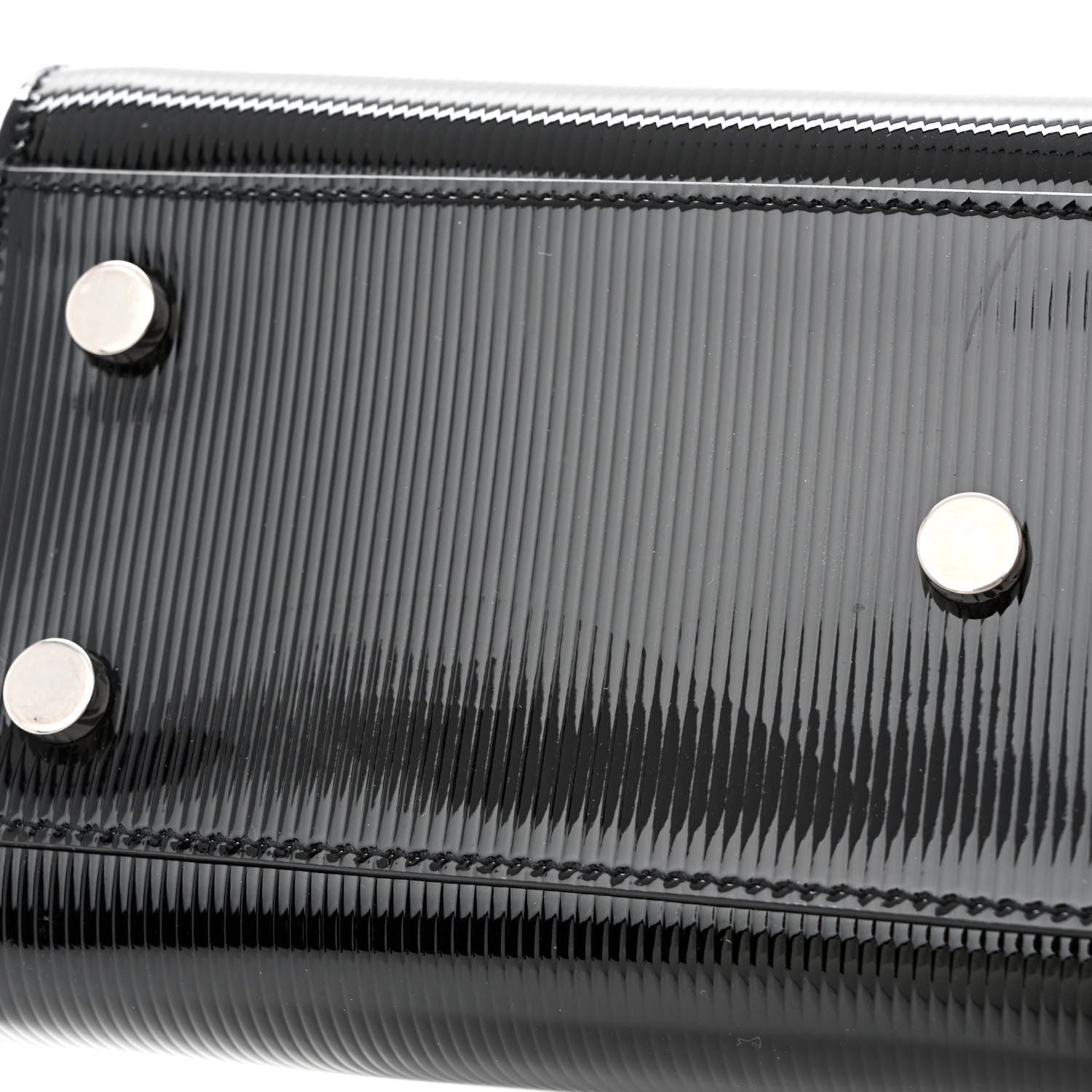 Saint Laurent Ribbed Patent Calfskin Baby Sac De Jour Black 7 of 13