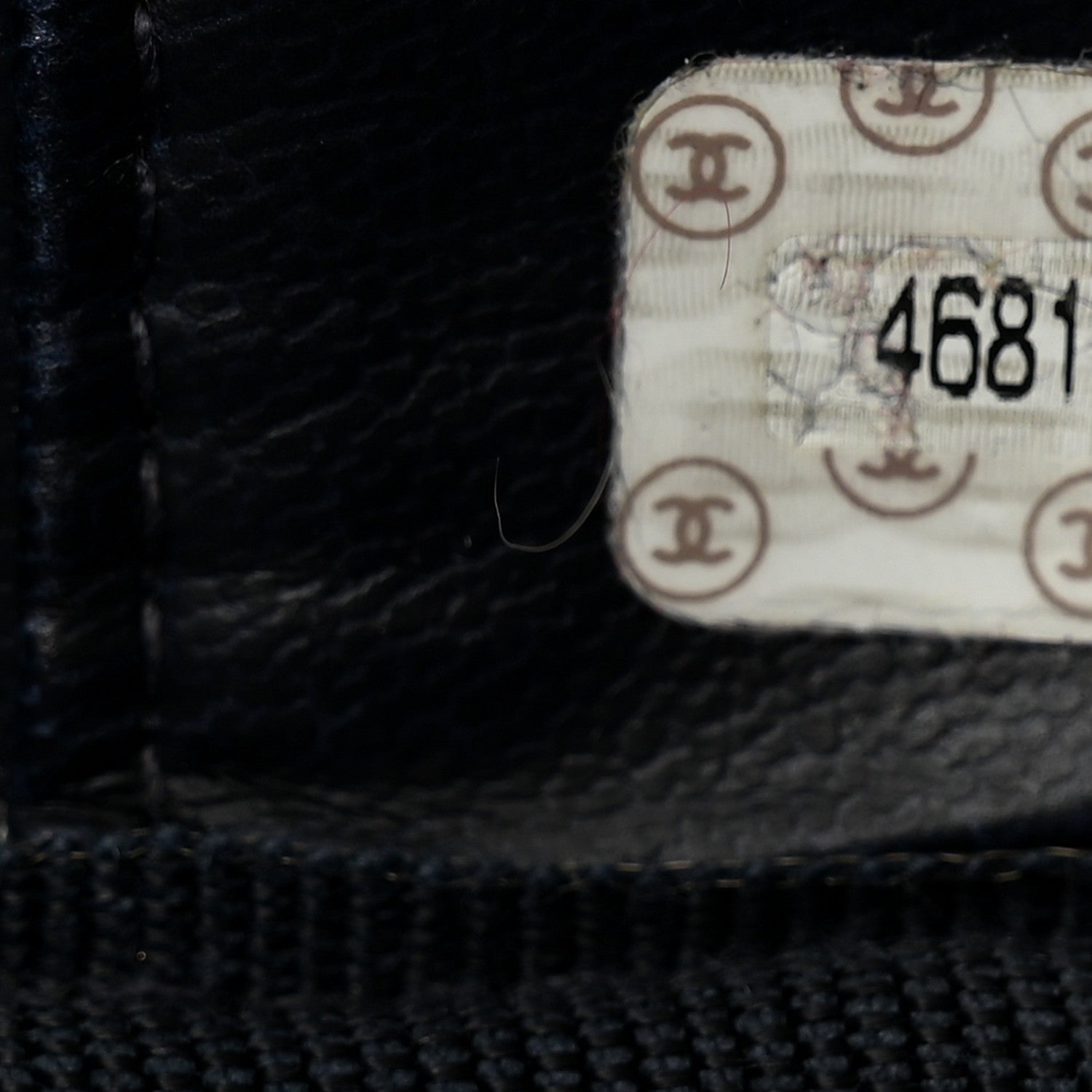 Chanel Denim Vanity Cosmetic Case Blue 7 of 10