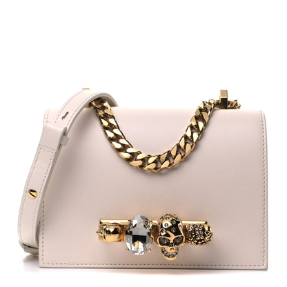 Alexander McQueen Calfskin Knuckle Crossbody Off White 1 of 5
