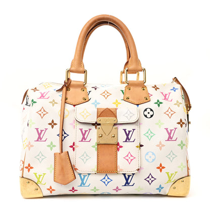Louis Vuitton Monogram Multicolor Speedy 30 White 1 of 14