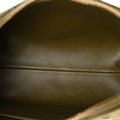 Bottega Veneta Suede Intrecciato Concert Pouch Cypress 5 of 10
