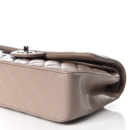 Chanel Caviar Quilted Medium Double Flap Beige 7 of 13