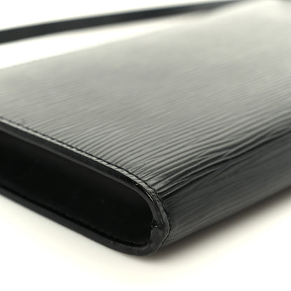 Louis Vuitton Epi Pochette Accessories 21 Black 9 of 10