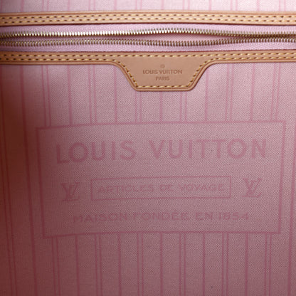 Louis Vuitton Damier Azur Neo Neverfull GM Rose Ballerine 7 of 14