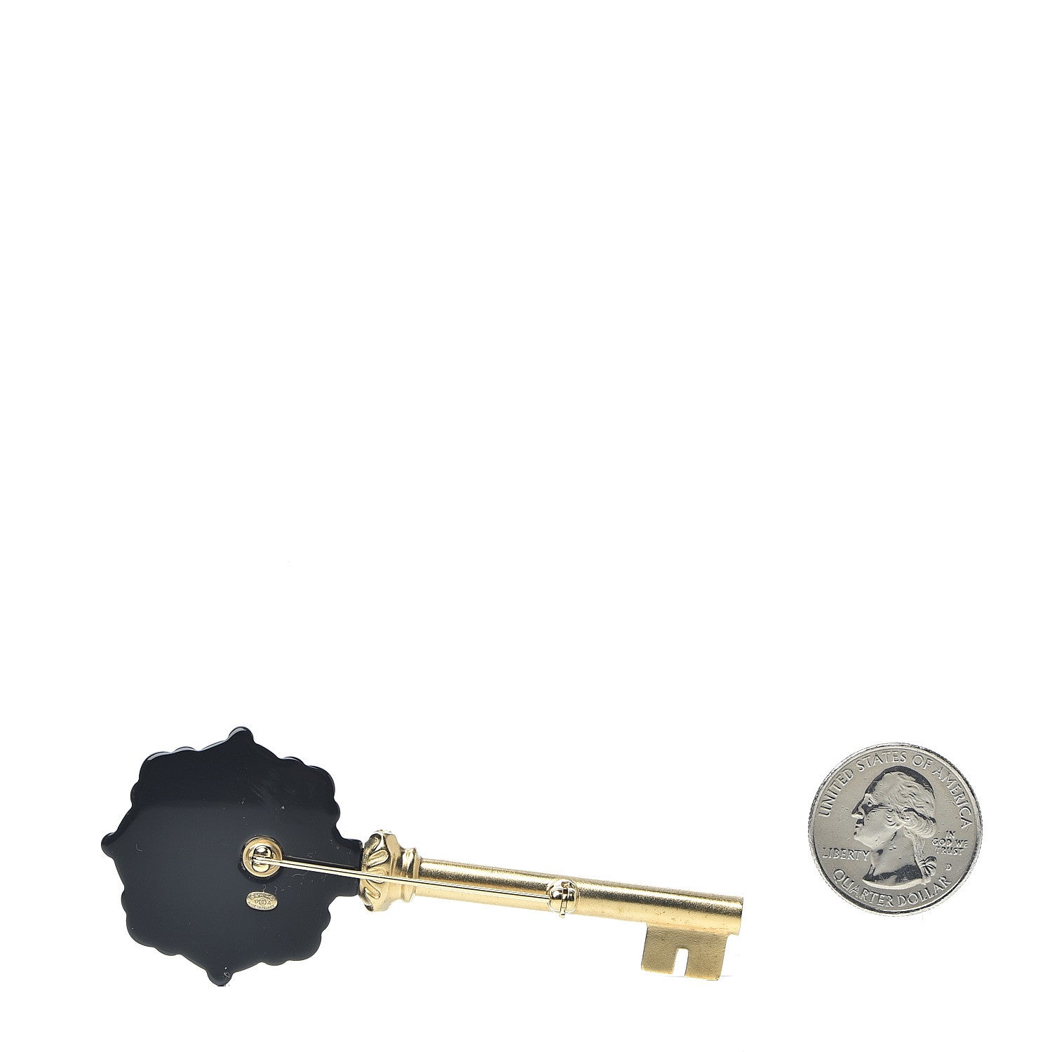 Chanel Enamel Key Brooch Multicolor 2 of 3