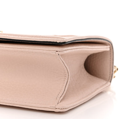 Christian Dior Grained Calfskin Small Diorama Flap Bag Pink 10 of 11
