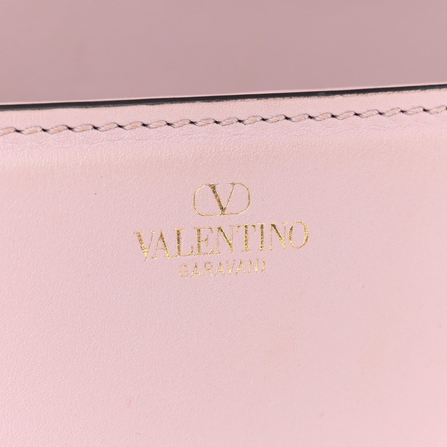 Valentino Garavani Calfskin Crystal Vlogo Small Loco Shoulder Bag Rose Cannelle 6 of 14