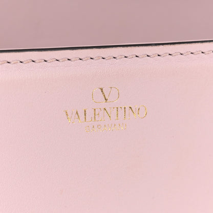 Valentino Garavani Calfskin Crystal Vlogo Small Loco Shoulder Bag Rose Cannelle 6 of 14