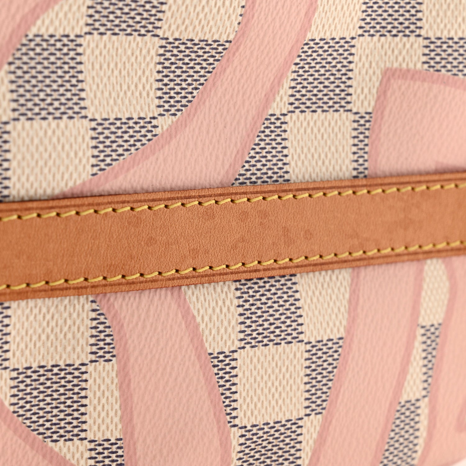Louis Vuitton Damier Azur Tahitienne Speedy Bandouliere 30 Rose Ballerine 11 of 13