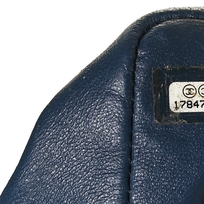 Chanel Denim Quilted Large Boy Flap Blue 6 of 9