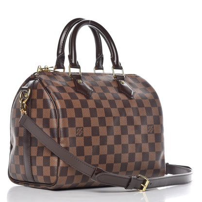 Louis Vuitton Damier Ebene Speedy Bandouliere 25 4 of 10