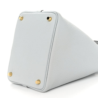 Hermes Taurillon Clemence Picotin Lock 18 PM Bleu Pale 9 of 10