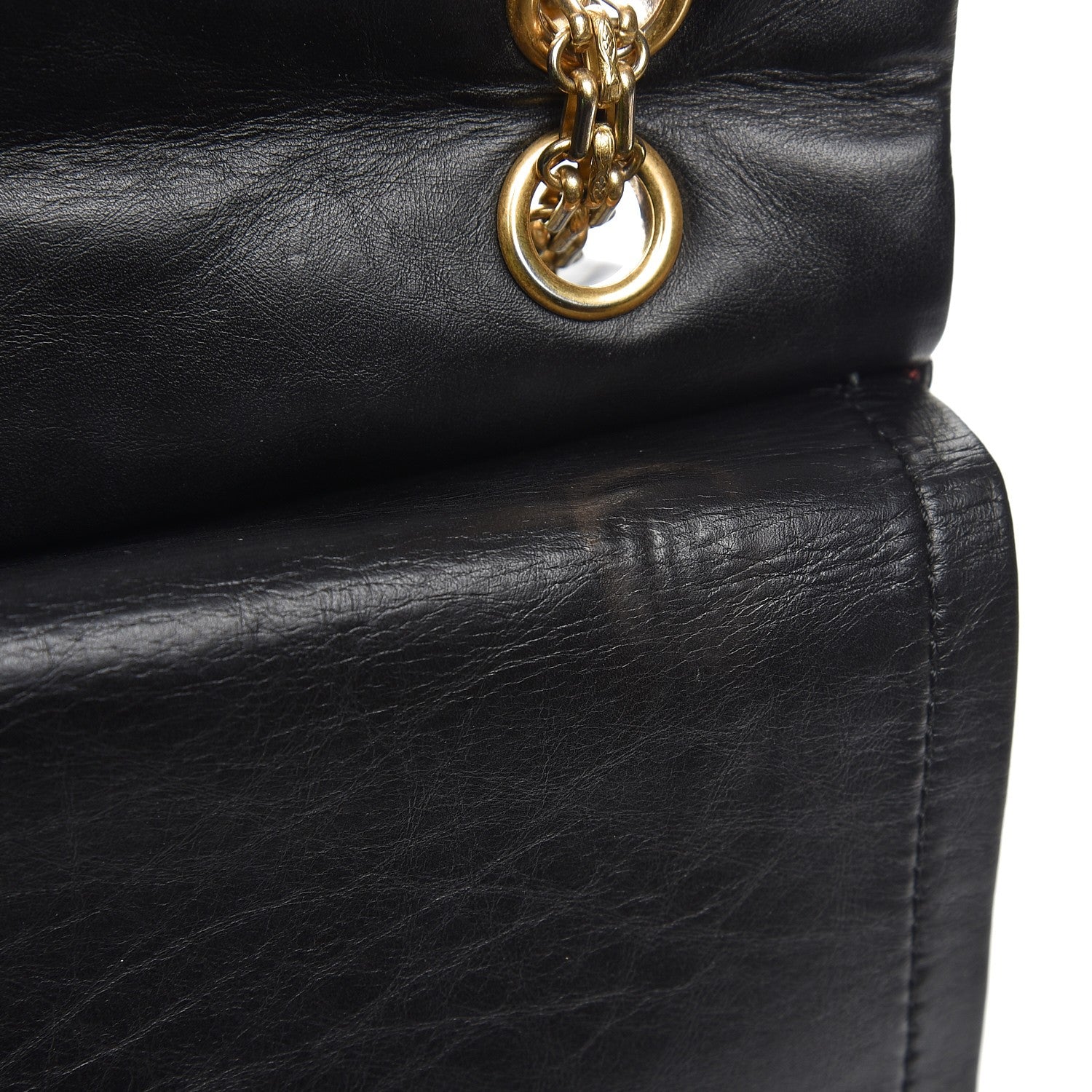 Chanel Aged Calfskin Quilted 2.55 Reissue 227 Flap Black 11 of 12