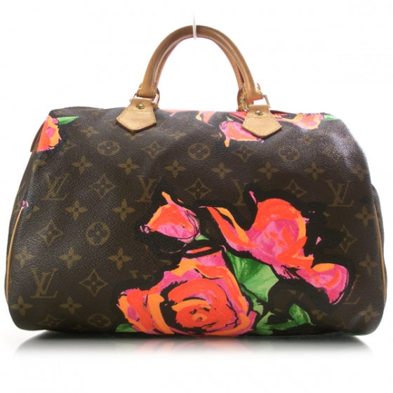 Louis Vuitton Monogram Roses Speedy 30 1 of 9