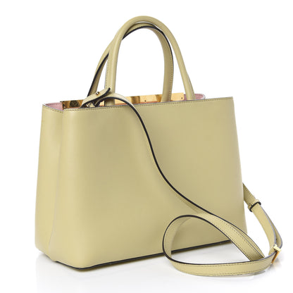 Fendi Vitello Dolce Century Petite 2Jours Tote Cedro Bubblegum 2 of 10