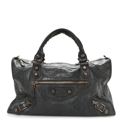 Balenciaga Agneau Giant 21 Rose Gold Hardware Work  Anthracite 1 of 12
