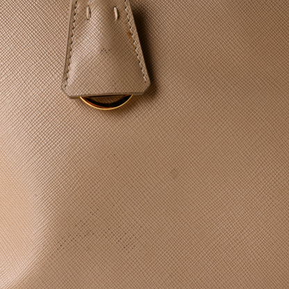 Prada Saffiano Large Galleria Double Zip Tote Sabbia 8 of 9