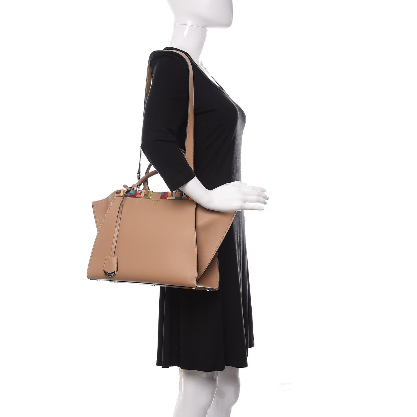 VItello Dolce Studded Petite 3Jours Tote Cuoio Multicolor