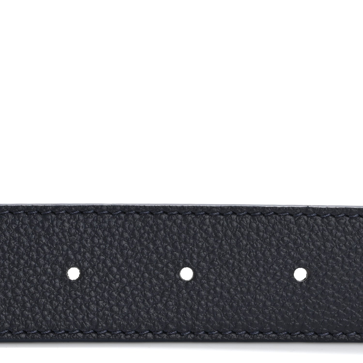 Louis Vuitton Calfskin Monogram 30mm LV Initiales Reversible Belt 90 36 Blue 4 of 7