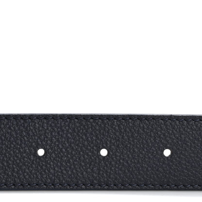 Louis Vuitton Calfskin Monogram 30mm LV Initiales Reversible Belt 90 36 Blue 4 of 7