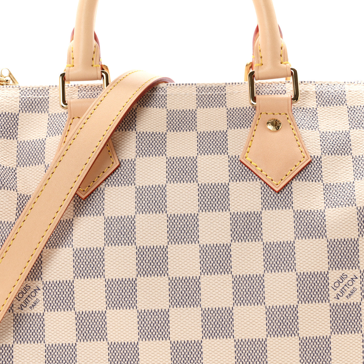 Louis Vuitton Damier Azur Speedy Bandouliere 25 7 of 10