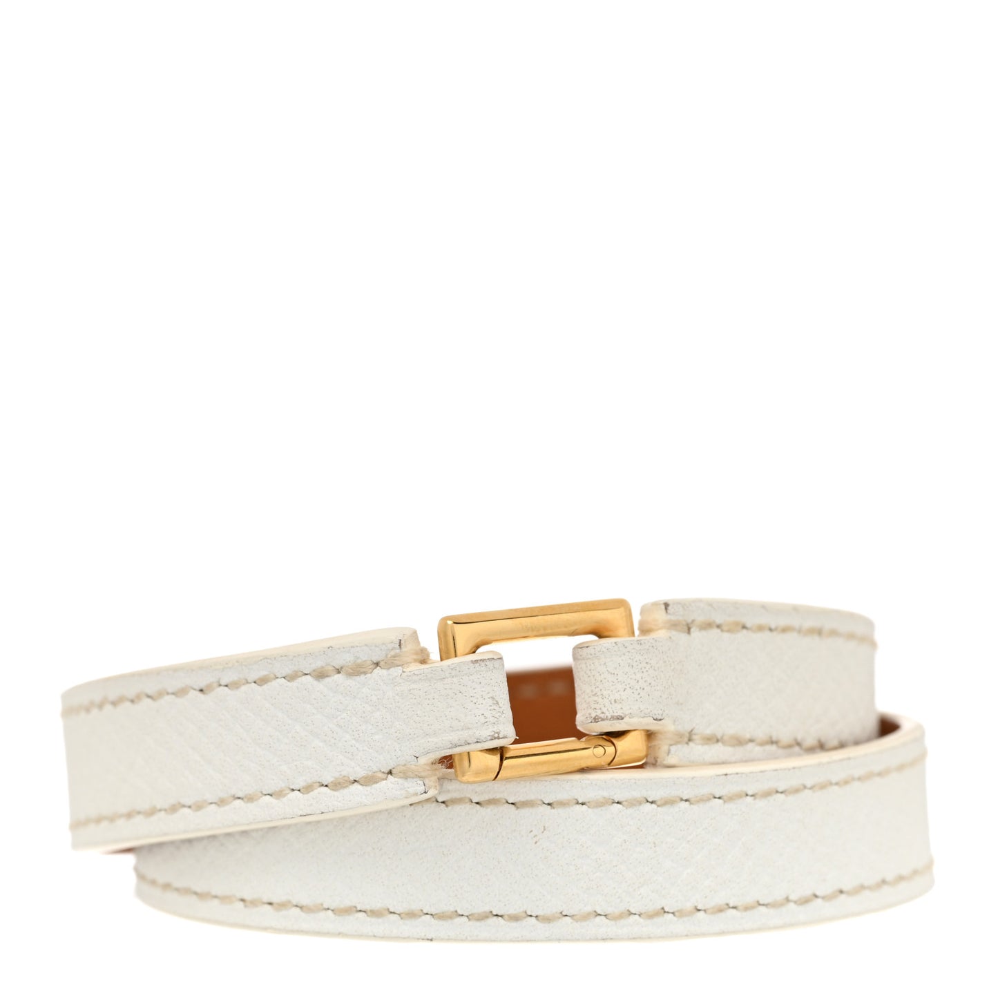Epsom Rivale Double Tour Bracelet S White