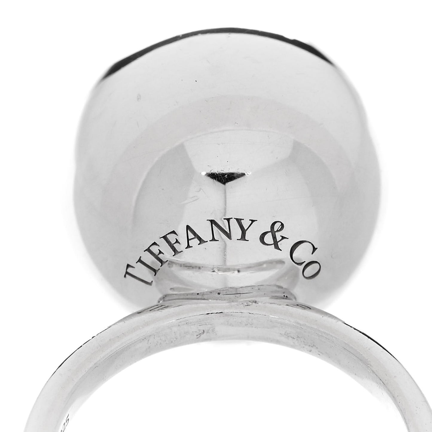 Sterling Silver 15.75mm Hardwear Ball Ring 48 4.5