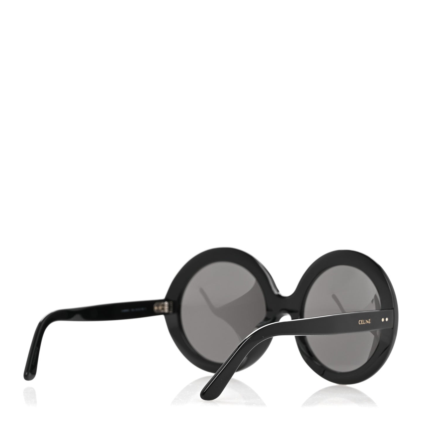 Acetate Round Sunglasses CL 40081U Black