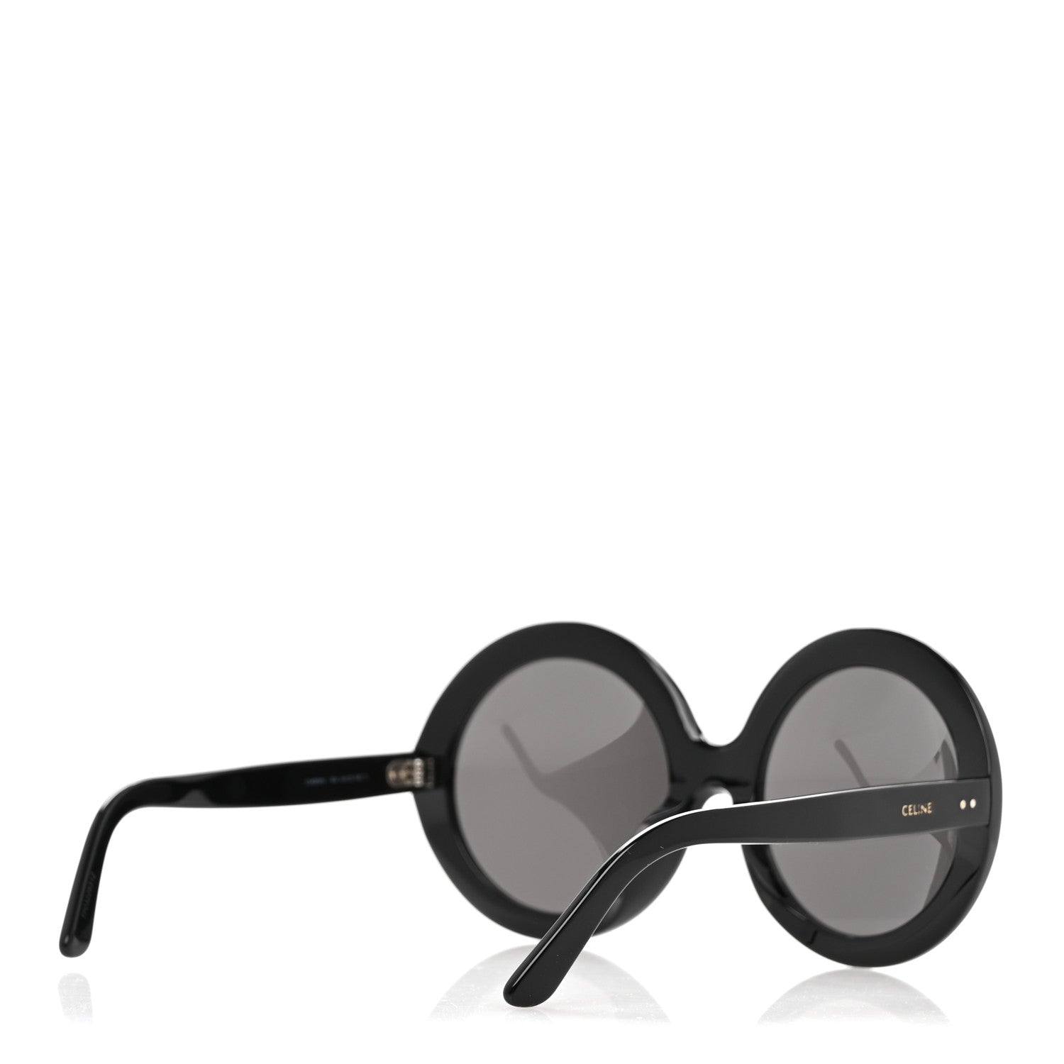 Celine Acetate Round Sunglasses CL 40081U Black 4 of 8