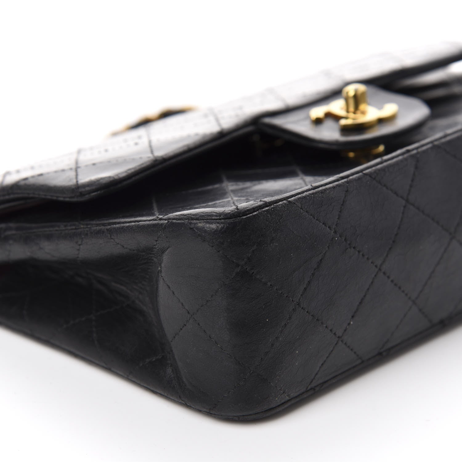 Chanel Lambskin Quilted Small Double Flap Black 6 of 15