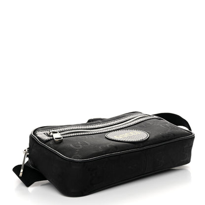 Gucci Econyl Nylon Monogram Off The Grid Belt Bag Black 4 of 11
