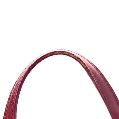 Christian Dior Coated Canvas Cannage Medium Panarea Tote Raspberry 10 of 11