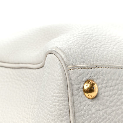 Prada Vitello Daino Bowler Talco 6 of 7