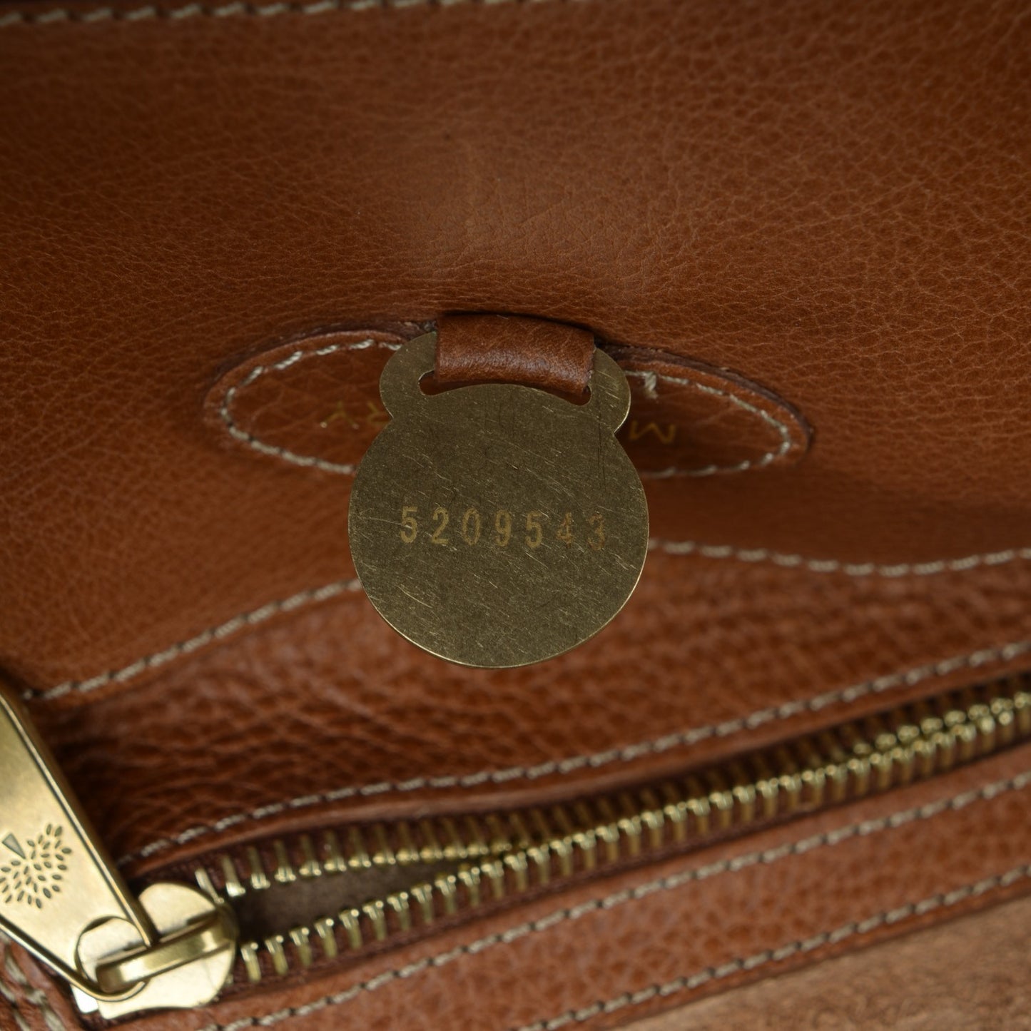 Natural Leather Bayswater Oak