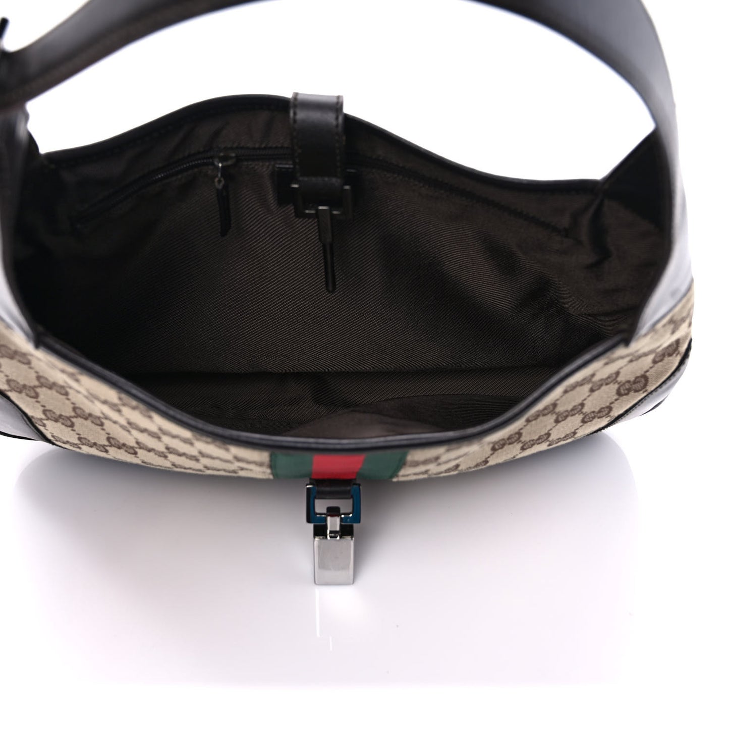 Monogram Web Jackie O Hobo Dark Brown
