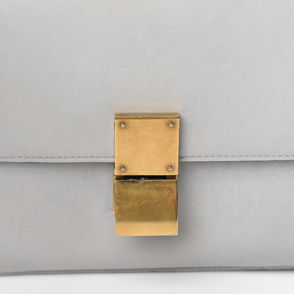 Celine Box Calfskin Medium Classic Box Flap Bag Sky 12 of 12