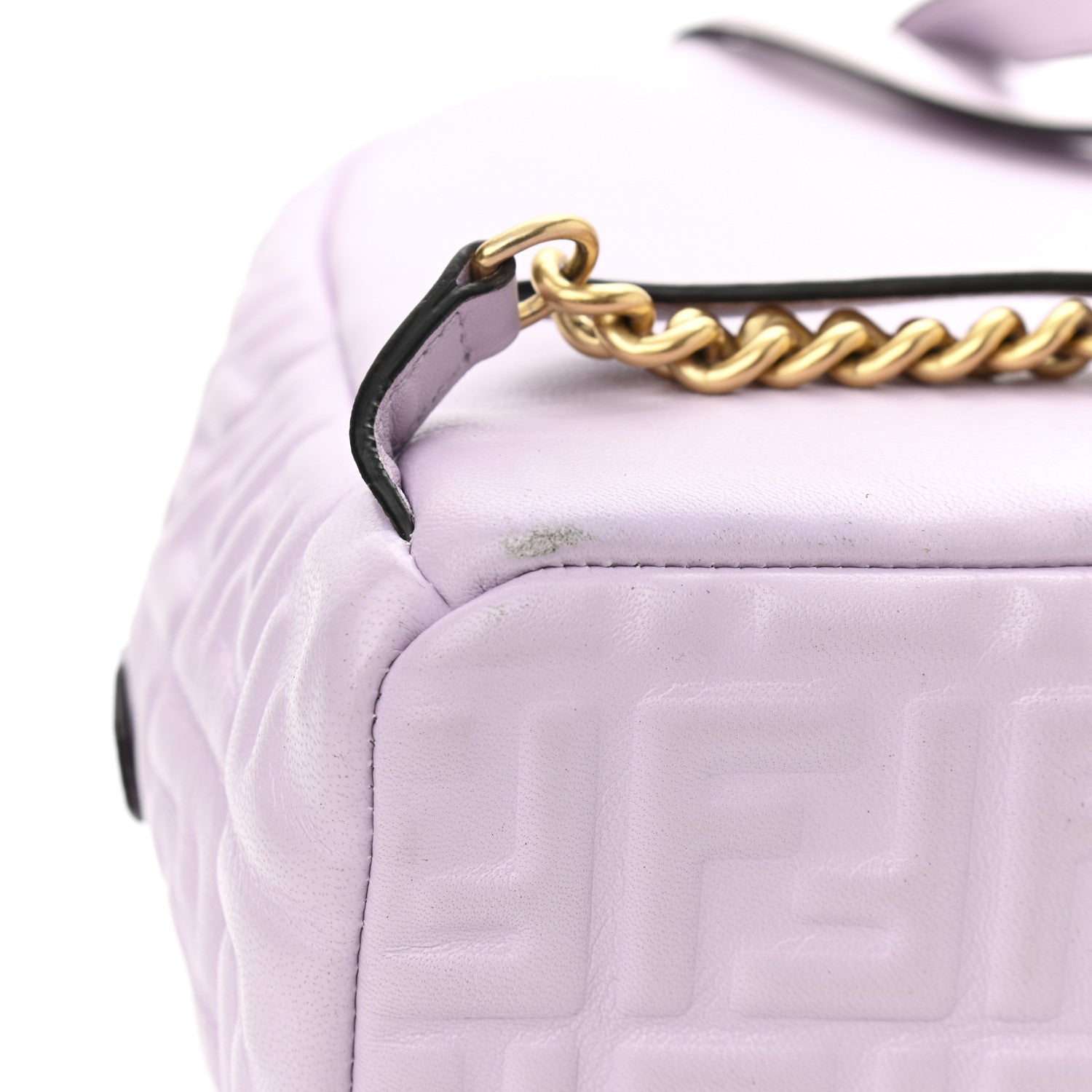 Fendi Nappa FF 1974 Embossed Mini Backpack Anemone 12 of 13