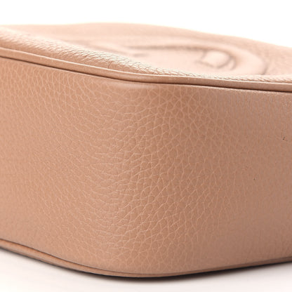 Gucci Pebbled Calfskin Small Soho Disco Bag Camelia 9 of 10